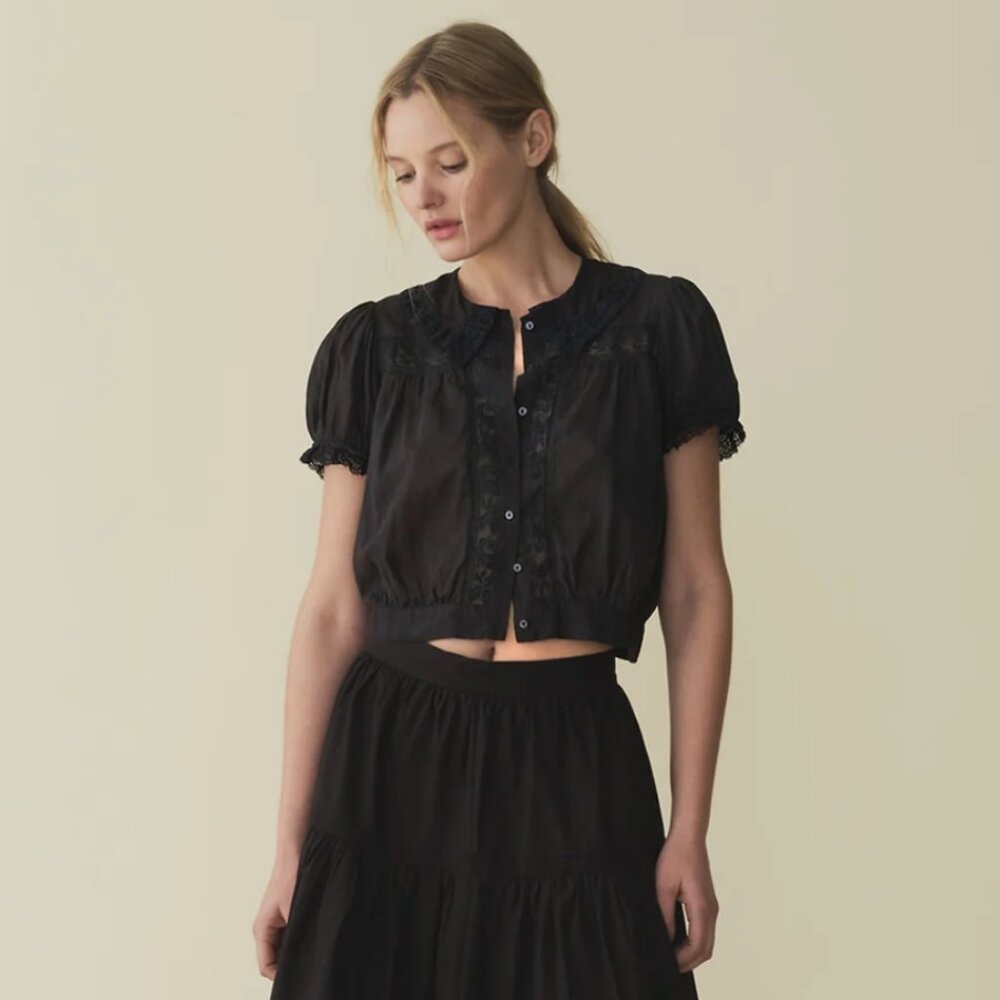New Skylark Top - Black| DÔEN